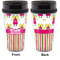 Pink Monsters & Stripes Travel Mug Approval (Personalized)