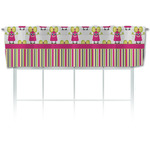Pink Monsters & Stripes Valance