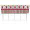 Pink Monsters & Stripes Valance