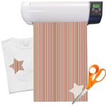 Pink Monsters & Stripes Heat Transfer Vinyl Sheet (12"x18")