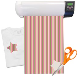 Pink Monsters & Stripes Heat Transfer Vinyl Sheet (12"x18")