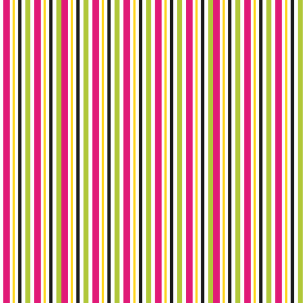 Custom Pink Monsters & Stripes Wallpaper & Surface Covering (Water Activated 24"x 24" Sample)