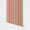 Pink Monsters & Stripes Wallpaper on Wall