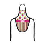 Pink Monsters & Stripes Bottle Apron (Personalized)