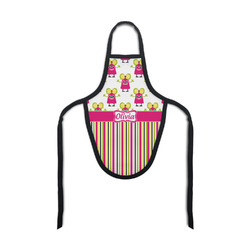 Pink Monsters & Stripes Bottle Apron (Personalized)