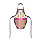 Pink Monsters & Stripes Wine Bottle Apron - FRONT/APPROVAL