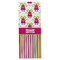 Pink Monsters & Stripes Wine Gift Bag - Gloss - Front
