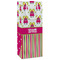 Pink Monsters & Stripes Wine Gift Bag - Gloss - Main