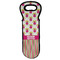 Pink Monsters & Stripes Wine Tote Bag (Personalized)