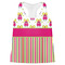 Pink Monsters & Stripes Womens Racerback Tank Top - X Large
