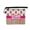 Pink Monsters & Stripes Wristlet ID Cases - Front
