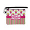 Pink Monsters & Stripes Wristlet ID Case w/ Name or Text