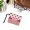 Pink Monsters & Stripes Wristlet ID Cases - LIFESTYLE