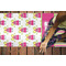 Pink Monsters & Stripes Yoga Mats - LIFESTYLE