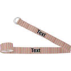 Pink Monsters & Stripes Yoga Strap (Personalized)