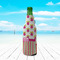 Pink Monsters & Stripes Zipper Bottle Cooler - LIFESTYLE