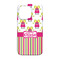 Pink Monsters & Stripes iPhone 13 Case - Back