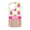 Pink Monsters & Stripes iPhone 13 Mini Case - Back