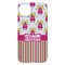 Pink Monsters & Stripes iPhone 14 Plus Case - Back