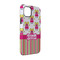 Pink Monsters & Stripes iPhone 14 Pro Tough Case - Angle