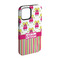 Pink Monsters & Stripes iPhone 15 Tough Case -  Angle