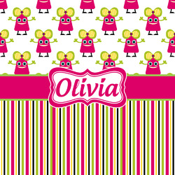 Pink Monsters & Stripes