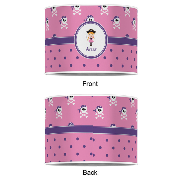 Pink Pirate 12" Drum Lampshade - APPROVAL (Poly Film)
