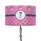 Pink Pirate 12" Drum Lampshade - ON STAND (Fabric)