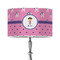 Pink Pirate 12" Drum Lampshade - ON STAND (Poly Film)