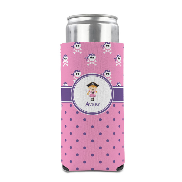 Pink Pirate 12oz Tall Can Sleeve - FRONT (on can)