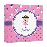 Pink Pirate Canvas Print - 12x12 (Personalized)