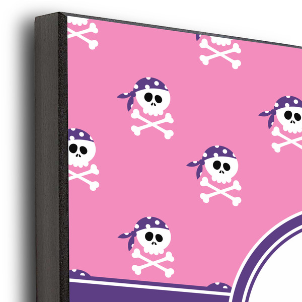 Pink Pirate 12x12 Wood Print - Closeup