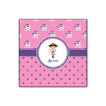 Pink Pirate Wood Print - 12x12 (Personalized)