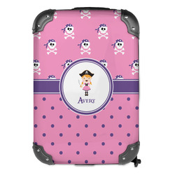 Pink Pirate Kids Hard Shell Backpack (Personalized)