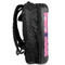 Pink Pirate 13" Hard Shell Backpacks - Side View