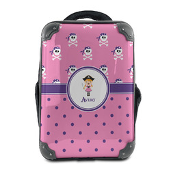 Pink Pirate 15" Hard Shell Backpack (Personalized)