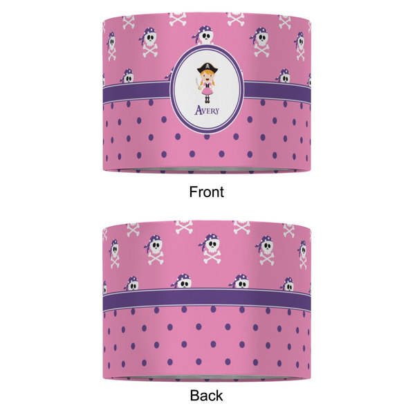 Pink Pirate 16" Drum Lampshade - APPROVAL (Fabric)