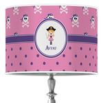 Pink Pirate Drum Lamp Shade (Personalized)
