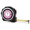 Pink Pirate 16 Foot Black & Silver Tape Measures - Front