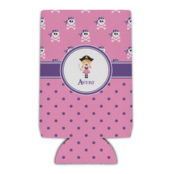Pink Pirate Can Cooler (Personalized)