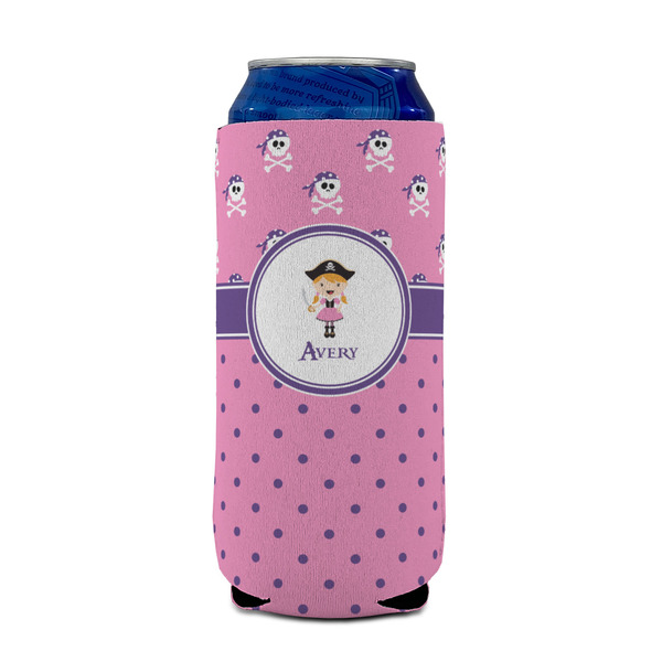 Pink Pirate 16oz Can Sleeve - FRONT (on can)