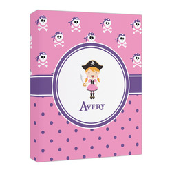 Pink Pirate Canvas Print - 16x20 (Personalized)