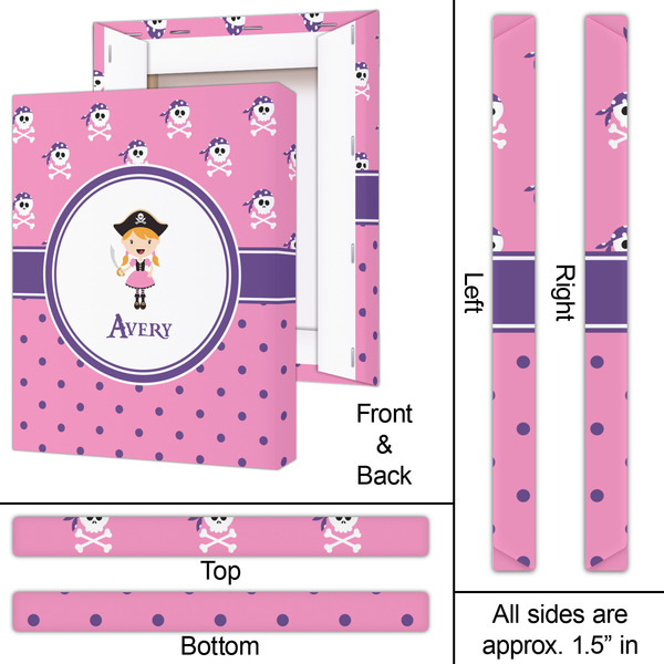 Pink Pirate 16x20 - Canvas Print - Approval