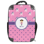 Pink Pirate Hard Shell Backpack (Personalized)