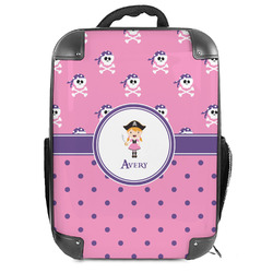 Pink Pirate 18" Hard Shell Backpack (Personalized)