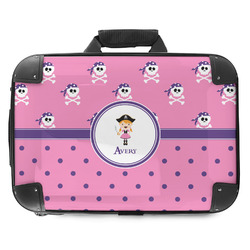 Pink Pirate Hard Shell Briefcase - 18" (Personalized)
