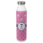 Pink Pirate 20oz Stainless Steel Water Bottle - Full Print (Personalized)