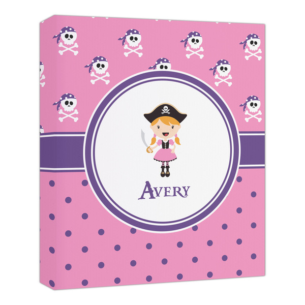 Custom Pink Pirate Canvas Print - 20x24 (Personalized)