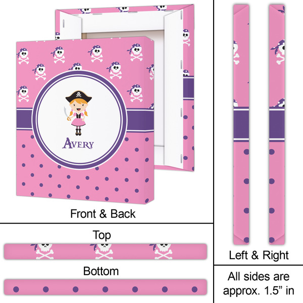 Pink Pirate 20x24 - Canvas Print - Approval