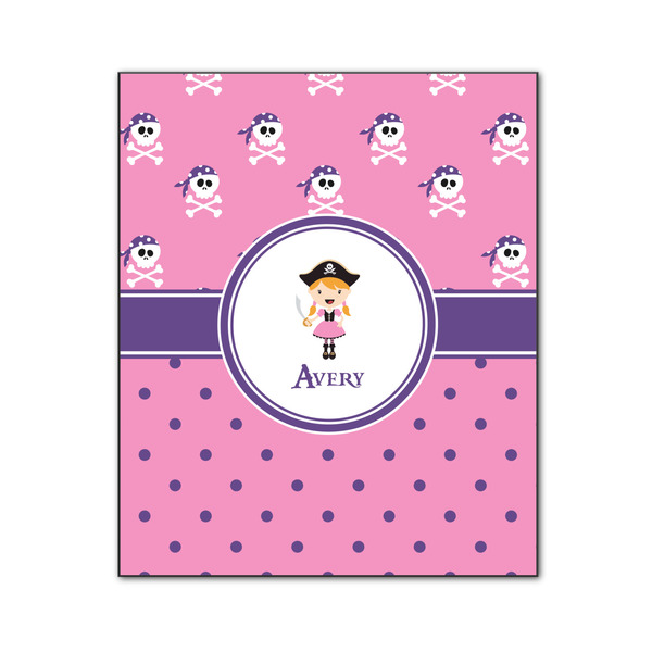 Custom Pink Pirate Wood Print - 20x24 (Personalized)